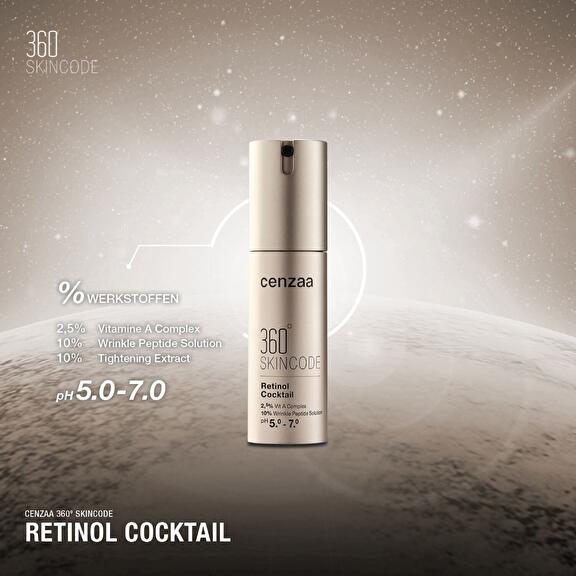 Granactive Retinoïd en Cenzaa 360˚ Skincode